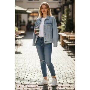 Dr. Scholl's Women's Feel Good Lace Up Sneakers White Leather Size 8.5M